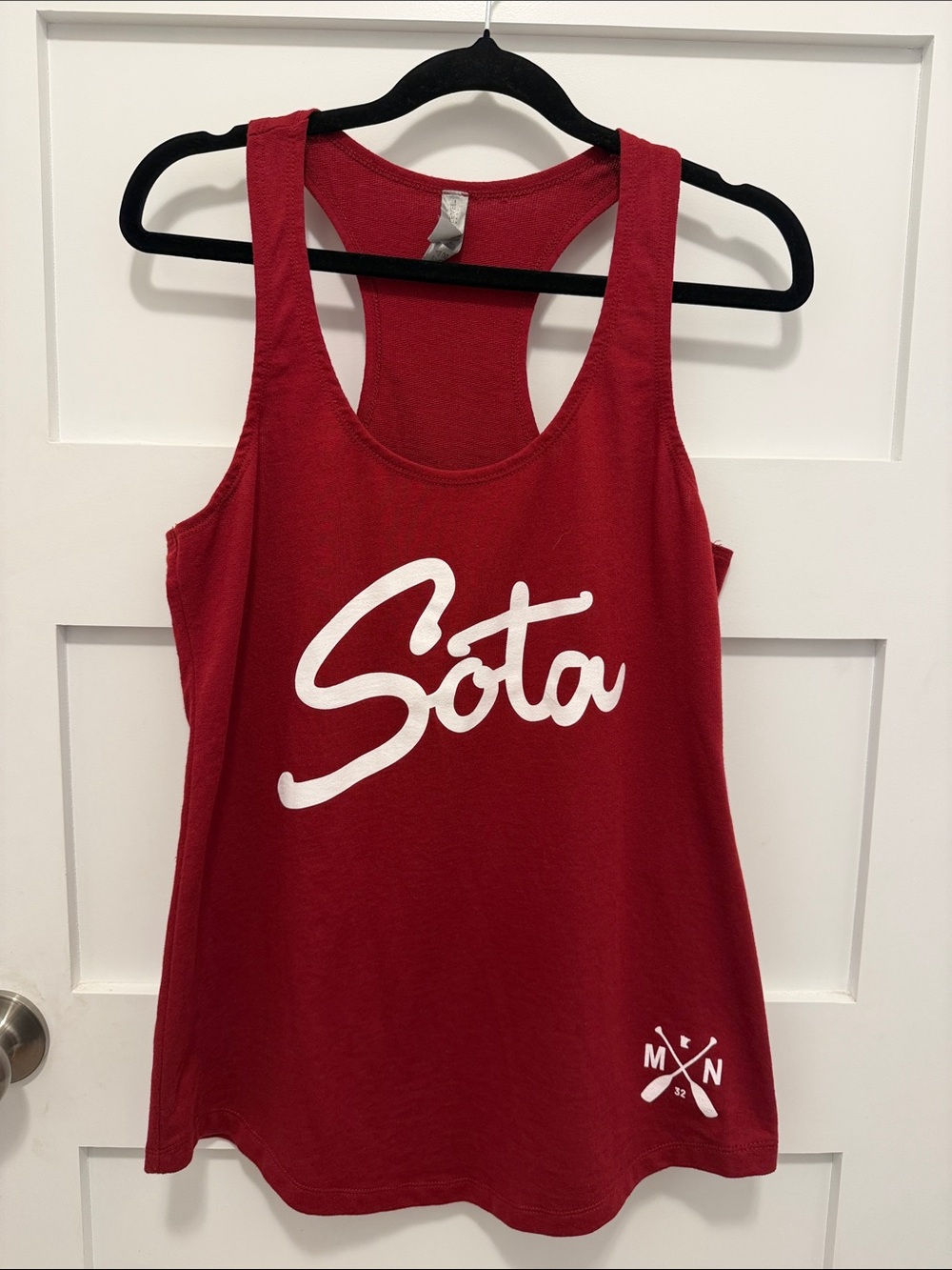 Women's Red Sota Clothing Racerback Tank Top